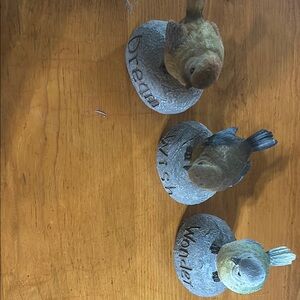 Decorative Bird Figurines Set